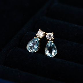 JE8282vhli-Y16  925 Silver Earrings  WT:0.63g  7.5*4mm  E1533