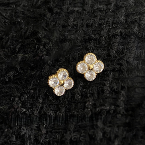 JE8289bika-Y16  925 Silver Earrings  WT:1.33g  8mm  E1540