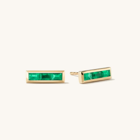 JE8291vhpi-Y16  925 Silver Earrings  WT:0.89g  10.5*3mm  E1537