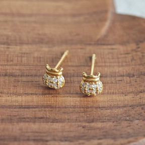 JE8297vhmj-Y16  925 Silver Earrings  WT:0.51g  5.5mm  E1571