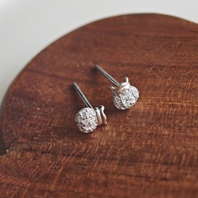 JE8298vhmj-Y16  925 Silver Earrings  WT:0.51g  5.5mm  E1571