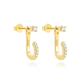JE8357aion-Y30  925 Silver Earrings  WT:1.3g  15*9mm  60261901603C