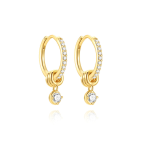 JE8364ajmh-Y30  925 Silver Earrings  WT:1.76g  18.2mm  60261442160C 60262352075C