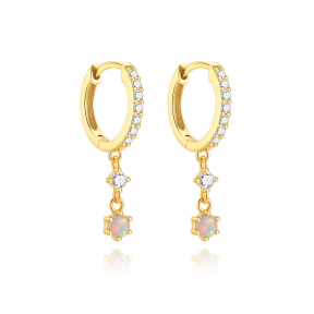 JE8365ajlv-Y30  925 Silver Earrings  WT:1.58g  23mm  60261442160C 60262352075C
