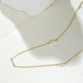 JN8311aiok-Y16  925 Silver Necklace  WT:1.2g  N:1*450mm
P:2*8mm  N905