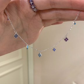 JN8314akkp-Y16  925 Silver Necklace  WT:2.28g  N:450mm
P:6.5mm  N910