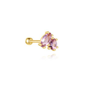 JP8366vhpo-Y30  925 Silver Body Jewelry  (1pc)  WT:0.61g  6.2*7.2mm  60259920112C 60259860121C 60259720126C