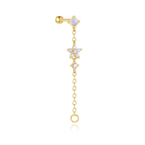 JP8372aill-Y30  925 Silver Body Jewelry  (1pc)  WT:0.75g  39mm  60259920112C 60259860121C 60259720126C
