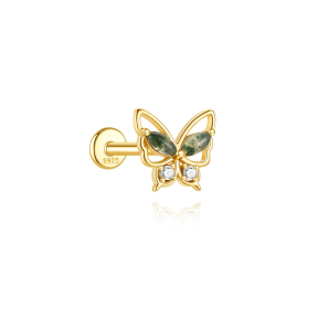 JP8376bipa-Y30  925 Silver Body Jewelry  (1pc)  WT:0.7g  9.2*9.5mm  60260211485C 60260221894C 60260281644C