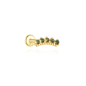 JP8379aini-Y30  925 Silver Body Jewelry  (1pc)  WT:0.3g  8.2mm  60260211485C 60260221894C 60260281644C
