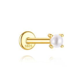 JP8382vbpb-Y30  925 Silver Body Jewelry  (1pc)  WT:0.3g  2mm  60260095740C