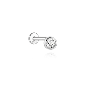 JP8386ahoi-Y30  925 Silver Body Jewelry  (1pc)  WT:0.3g  3mm  M60200441132A M60200451228A