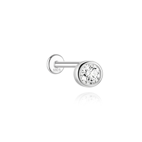 JP8387aiov-Y30  925 Silver Body Jewelry  (1pc)  WT:0.5g  4mm  M60200441132A M60200451228A