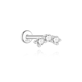 JP8388biib-Y30  925 Silver Body Jewelry  (1pc)  WT:0.3g  7.3mm  M60200441132A M60200451228A