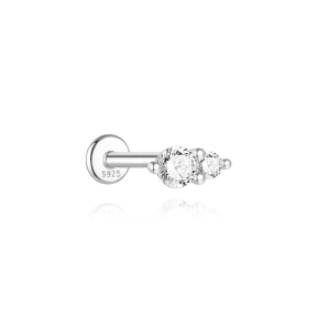 JP8389aijk-Y30  925 Silver Body Jewelry  (1pc)  WT:0.29g  6.5mm  M60200441132A M60200451228A