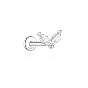 JP8390aill-Y30  925 Silver Body Jewelry  (1pc)  WT:0.32g  6.2mm  M60200441132A M60200451228A