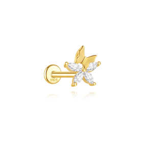 JP8398bhjn-Y30  925 Silver Body Jewelry  (1pc)  WT:0.4g  8mm  60260751030C 60260797450C 60260807400C 60261019150