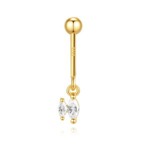 JP8406bhhj-Y30  925 Silver Body Jewelry  (1pc)  WT:0.36g  18.1mm  60251109022 60251116800
