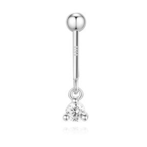 JP8410bhhn-Y30  925 Silver Body Jewelry  (1pc)  WT:0.38g  16.2mm  60251109022 60251116800
