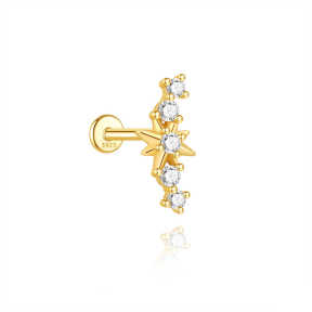 JP8441vhkn-Y30  925 Silver Body Jewelry  (1pc)  WT:0.56g  1.4mm  60262667990C 60262656870C 60262687890C