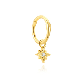JP8447vhmk-Y30  925 Silver Body Jewelry  (1pc)  WT:0.52g  16.8mm  60261559300C 60261568600C 60261579060C