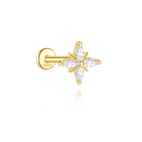 JP8459bhjn-Y30  925 Silver Body Jewelry  (1pc)  WT:0.4g  8mm  60261867510C 60261857840C 60261828430C