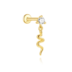 JP8460ahlv-Y30  925 Silver Body Jewelry  (1pc)  WT:0.5g  17mm  60261867510C 60261857840C 60261828430C