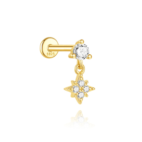 JP8463vhkl-Y30  925 Silver Body Jewelry  (1pc)  WT:0.45g  12mm  60261867510C 60261857840C 60261828430C