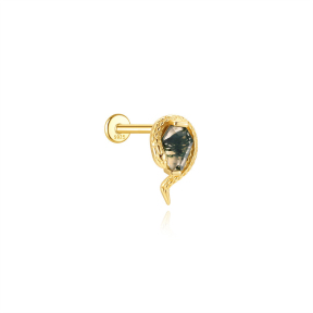 JP8475aiip-Y30  925 Silver Body Jewelry  (1pc)  WT:0.7g  11.8mm  60260671108C 60260681298C