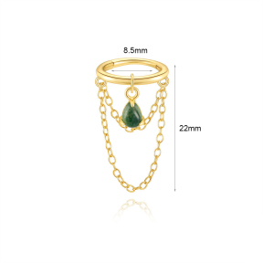 JP8486aipk-Y30  925 Silver Body Jewelry  (1pc)  WT:0.72g  8.5mm  60259271163C 60261839600C