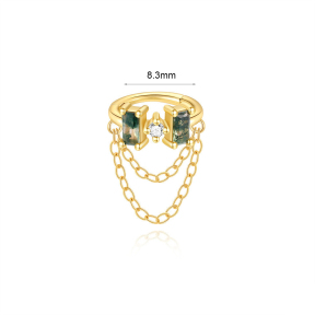JP8487ajhi-Y30  925 Silver Body Jewelry  (1pc)  WT:0.8g  8.3mm  60259271163C 60261839600C