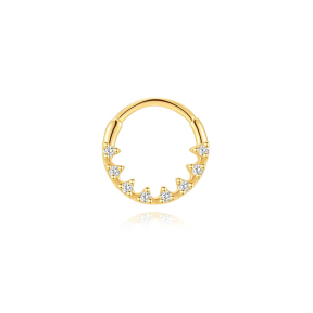 JP8509bhkk-Y30  925 Silver Body Jewelry  (1pc)  WT:0.49g  8mm  60261038730C 60261049060C