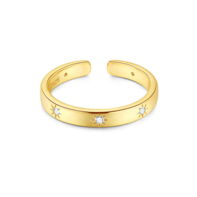 JR8523vila-Y30  925 Silver Ring  WT:1.18g  Inner:15.3mm  60108890011C