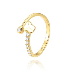JR8527ajvb-Y30  925 Silver Ring  WT:1.53g  17.5mm  60108921699C 60108932061C