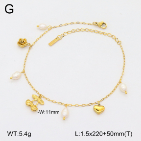 2A9001675bhbl-250  Stainless Steel Anklets