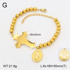 2B2004519bbov-410  Stainless Steel Bracelet