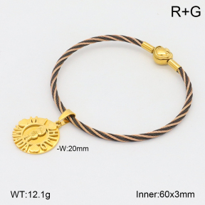 2BA202187bhva-722  Stainless Steel Bangle