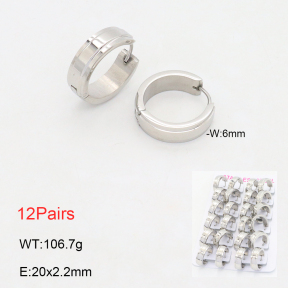 2E2006210akoa-387  Stainless Steel Earrings