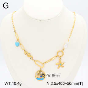 2N3002703bhil-250  Stainless Steel Necklace