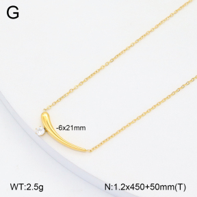 2N4004420bbov-250  Stainless Steel Necklace