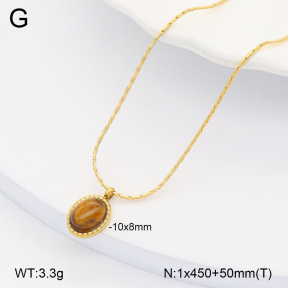 2N4004421bbov-250  Stainless Steel Necklace