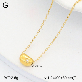 2N4004423bbov-250  Stainless Steel Necklace