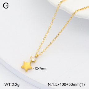 2N4004429bhva-263  14k Plating  Stainless Steel Necklace