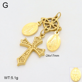 2P2004606bhva-666  Stainless Steel Pendant