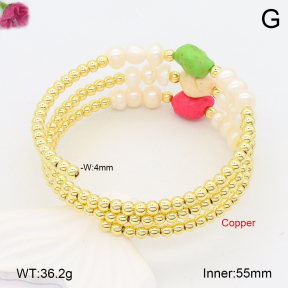 F2BA30088aiov-J128  Fashion Copper Bracelet