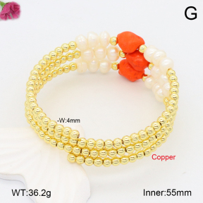 F2BA30092aiov-J128  Fashion Copper Bracelet