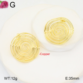 F2E201912ablb-J40  Fashion Copper Earrings