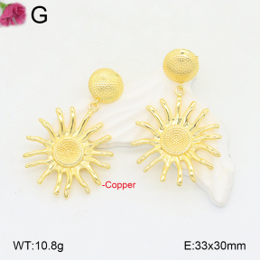 F2E201913vbmb-J40  Fashion Copper Earrings