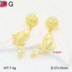 F2E201922vbmb-J40  Fashion Copper Earrings