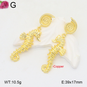 F2E201927vbmb-J40  Fashion Copper Earrings